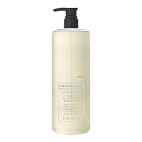 Kristin Ess Hair Fragrance Free Daily Cleansing Shampoo, Lightly Clarifying, Shine Enhancing, Vegan, Color + Keratin Safe, 33.8 fl oz