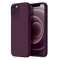 Designed for iPhone 12 Pro Case - Upgraded Enhanced Camera Protection - Soft Microfiber Lining Inside - Liquid Silicone Shockproof Protective Phone Case 6.1