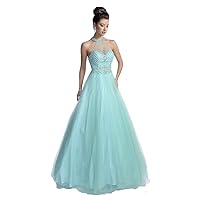 Karishma Special Occasion and Formal Prom Dress Style 16055 Size 4 Mint