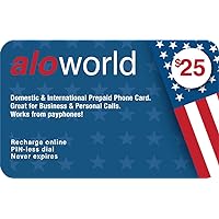 Phone Card for International & up to 695 Domestic Minutes, Prepaid Calling Card for Cell Phones, Home Phones & Payphones