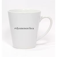 #dysmenorrhea - Hashtag Ceramic Latte Mug 12oz
