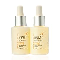 Serious Skincare - Serious Beyond Facial Treatment Set - Intensive Morning 1 oz. and Evening 1 oz. Serums - Visibly Improves Fine Lines, Wrinkles and Skin Texture on the Face and Neck