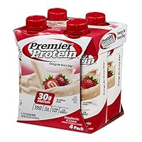 Premier Protein High Protein Shake Strawberries & Cream - 4 CT