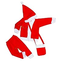 Kids Santa Claus Costume Children's Christmas Deluxe Santa Suit Outfit Party Cosplay Costumes for Boys Girls