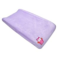 Coral Velvet Nursery Diaper Changing Table Cover Sheet Baby Girl Baby Boy Diaper Changing Pad Cover Sheet 1PC (Purple Owl)