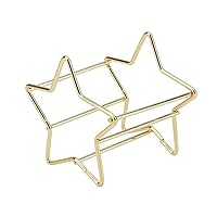 Metal Star Sponge Holder Cosmetic Puff Display Stand Powder Puff Drying Holder Storage Bracket Make Up Puff Holder Beauty Tools Rose Golden Durable and Nice