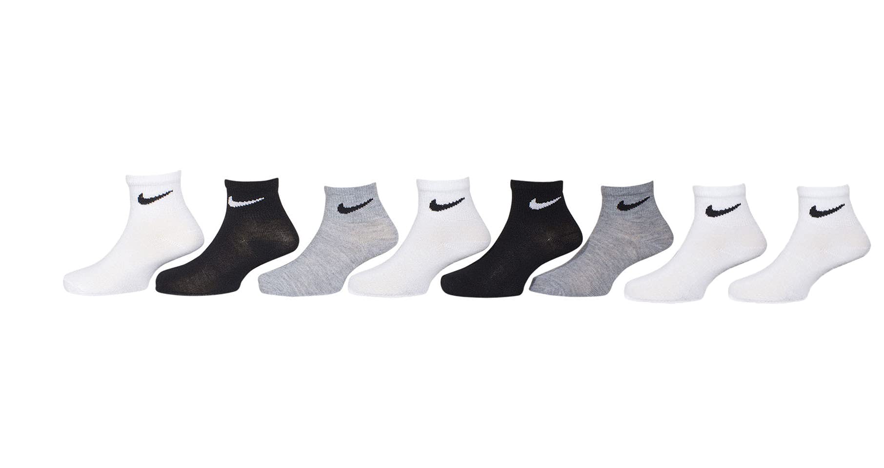 Nike Little Boys Lightweight Ankle Socks 8 Pack