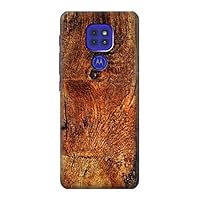 R1140 Wood Skin Graphic Case Cover for Motorola Moto G9 Play