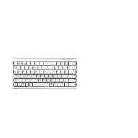 CHERRY Compact Keyboard G84-4100, international layout, QWERTY keyboard, wired keyboard, compact design, ML mechanics, light grey