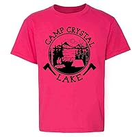 Pop Threads Camp Crystal Lake Counselor Shirt Vintage Costume Baby Toddler Kids Girl Boy T-Shirt