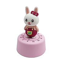 Kitchen Timer Craft Mechanical Wind Up 60 Minutes Timers Cute Animals Timer For Kids Manage For Time Baking & Boiling Kitchen Timers For Cooking Kitchen Timer Cute Animal