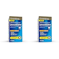 Levocetirizine Dihydrochloride Tablets, 5 mg, Antihistamine, All Day Allergy Relief, 35 Count (Pack of 2)