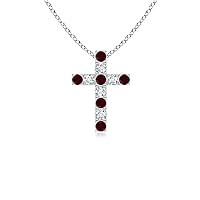 925 Sterling Silver Cross Pandant With Chain | Round 3.00mm | Woman's And Girls | This cross pandent is the perfect accessory for your faith and style.