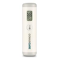 Conair Digital Thermometer for Adults and Kids, Forehead Thermometer, Compact, No Contact Infared Thermomter with Fever Alert and Memory Function