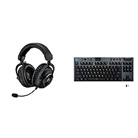 Logitech G PRO X 2 Lightspeed Wireless Gaming Headset + G915 TKL Lightspeed Wireless Mechanical Gaming Keyboard - Tactile - Black