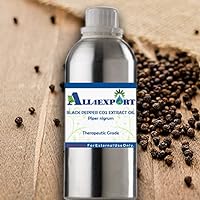 Pure Black Pepper CO2 Extract Oil (Piper nigrum) Premium and Natural Quality Oil (A4E_CO2_0003, 100 ML)