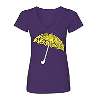 Manateez Women's How I Met Your Mother You Can Step Out The Front Door V-Neck