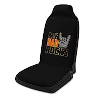 My Dad Rocks Car Seat Covers Comfortable Car Seat Protector Interior for Fit Most Automotive 1PCS