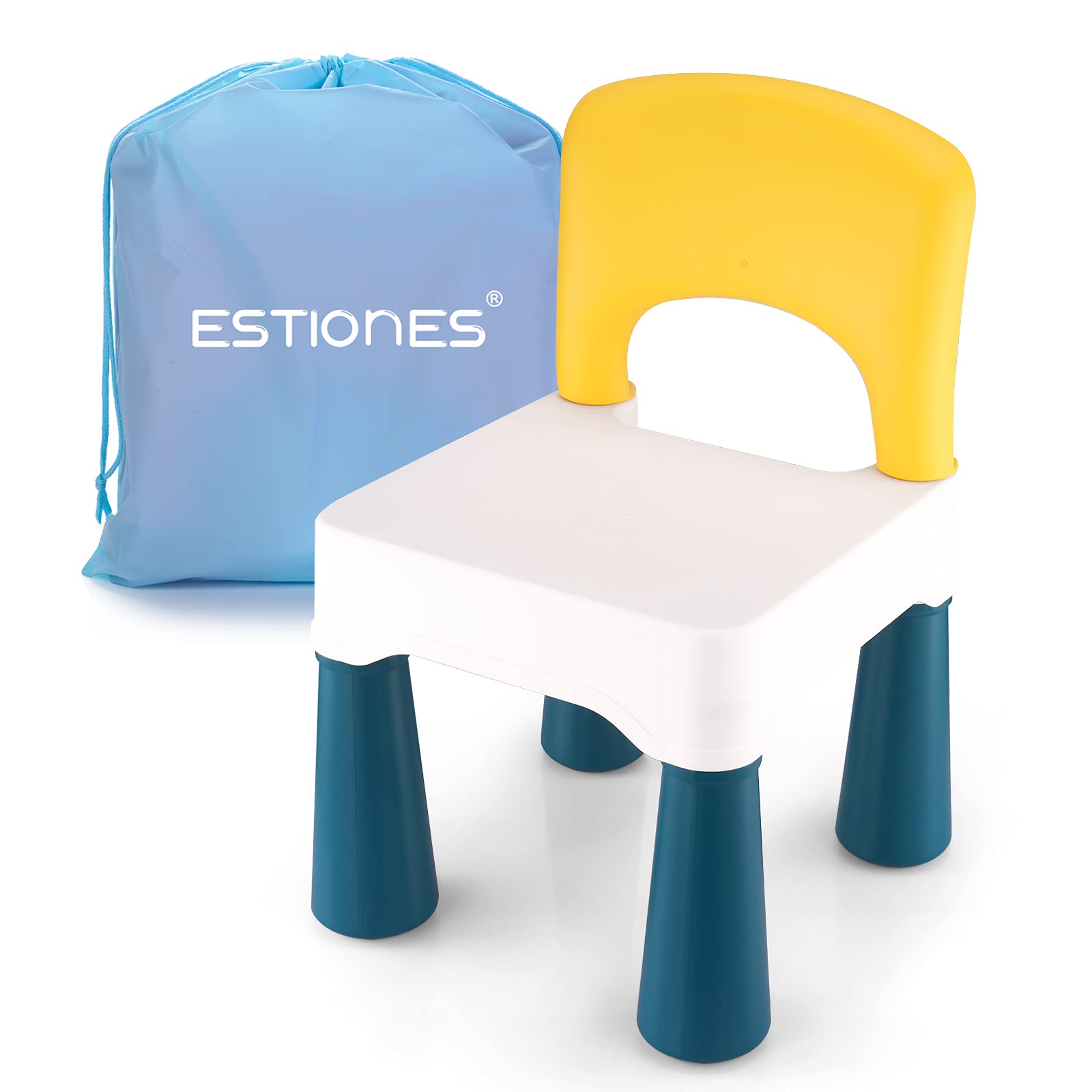ESTIONES Kids Chair, Toddler Chair, Toddler Chairs for Boys and Girls, an Extra Portable Storage Bag, Ergonomic Design, Environmentally Friendly Du...