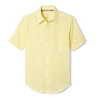 Boys' Short Sleeve Classic Poplin Dress Shirt (Standard & Husky)