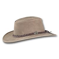 Foldaway Bronco Leather Hat - Item 1060