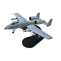 Scale Model Airplane 1/100 Scale A-10 A10 Thunderbolt II for Warthog Hog Attack Plane Fighter Diecast Metal Aircraft Model Plane Set Air Force (Size : A-10C Shark GD)