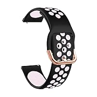 20mm Silicone Strap Band for ZEPP E GTS2/2e Mini/GTR 42mm/GTS 3 Sport Smart Watch Bracelet (Band Color : Style A, Band Width : for ZEPP E)