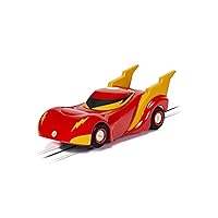 Scalextric Micro My First Justice League The Flash 1:64 Slot Race Car G2169, Red & Yellow