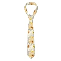 Letter and number Print Necktie for Men Novelty Design Fashion Funny Neck Tie Cosplay 3.15