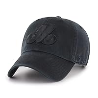 '47 Montreal Expos Black on Black Clean Up Cap | Adjustable