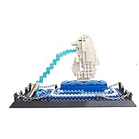 DAHONPA Singapore-Merlion Architecture Building Blocks Set 500+pcs - World Famous Architectural Model Toys Gifts for Kids and Adults.
