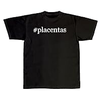 #placentas - New Adult Men's Hashtag T-Shirt
