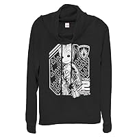 Marvel Universe Groot Vol Two Women's Long Sleeve Cowl Neck Pullover
