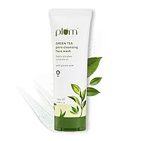 NN Green Tea Pore Cleansing Face Wash For Oily Skin, With Glycolic Acid, Fights Acne, Controls Excess Oil, Removes Dead Skin Cells, Gentle & Non-Drying, Women & Men 100% Vegan 100 ml
