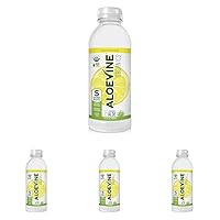 Aloevine Organics Aloe Vera Drink 16.9 oz (Lemonade) (Pack of 4)