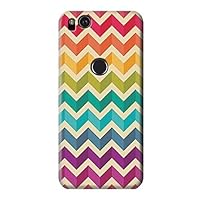 R2362 Rainbow Colorful Shavron Zig Zag Pattern Case Cover for Google Pixel 2