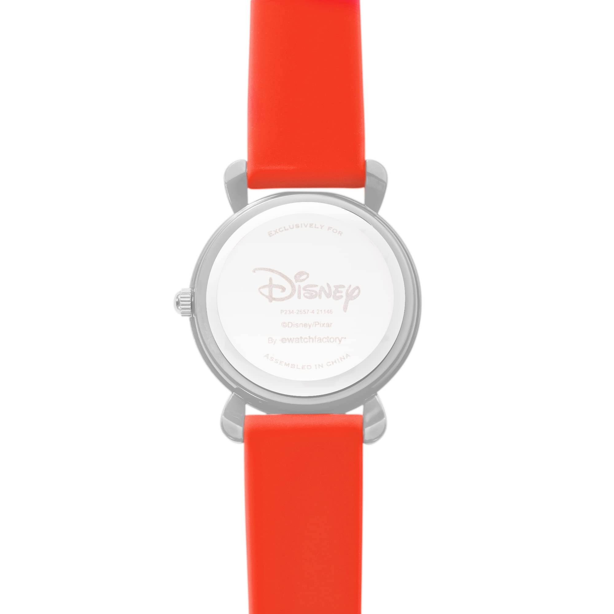 Disney Turning Red Kids' Plastic Time Teacher Analog Quartz Silicone Strap Watch