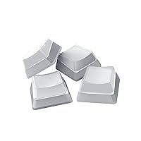 Razer Phantom Keycap Upgrade Set: Unique Stealth Design - Translucent Sides - Bottom-Lasered Legends - Keycap Removal Tools & Stablizers - Universal Compatiability - White