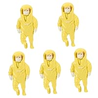 ERINGOGO 5pcs Professional Puppet Sculpture Miniature People Mini House People Action Figure Miniatures Mannequin Manikin Human Figures Playset Tiny People Figurines Toys Girl Toy Car Resin