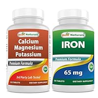 Calcium Magnesium Potassium & Iron 65 mg