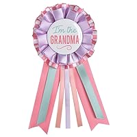 I'm The Grandma Assorted Pastel Color Award Fabric Ribbon - 6.5
