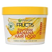 Fructis Hair Food - Nourishing Banana Hair Mask For Dry Hair 390ml By Garnier