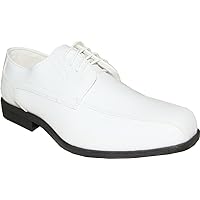 Jean Yves JY02 Tuxedo Dress Shoe Double Runner for Wedding, Prom and Formal Event White Patent