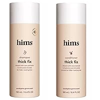 Hims Thickening Shampoo 6.4 Fl Oz and Conditioner 6.4 Fl Oz Set. DHT Targeting and Moisturizing. Adds Volume + Moisture. Formulated Saw Palmetto + Niacinamide. Vegan, Paraben, Sulfate, Cruelty Free