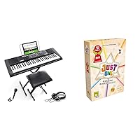 Alesis Melody 61 Keyboard Electric Piano for Beginners with Speakers & Repos Production, Just One, Basic Game, Party Game, Game of the Year 2019, 3-7 Players, from 8+ Years, 20+ Minutes, German