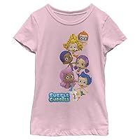 Nickelodeon Bubble Guppy Group Girls Short Sleeve Tee Shirt