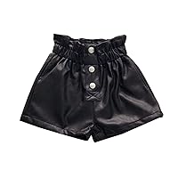 Short Cape for Girls Spring and Autumn New Pure Color High Waist Plus Velvet Girls Fashion Casual Leather Women