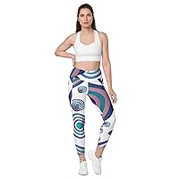 MD Abstractical No 96 Crossover Leggings with Pockets
