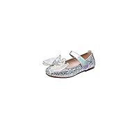 Girls' Crown Floral Flats Shallow Mouth Ballet Princess Shoes