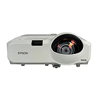 Epson PowerLite 425W 3LCD Projector Short-Throw 2500 ANSI HD 1080i HDMI bundle HDMI Cable, Remote Control, Power Cable